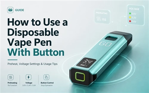 Hoe u een wegwerp vape -pen kunt gebruiken met knop